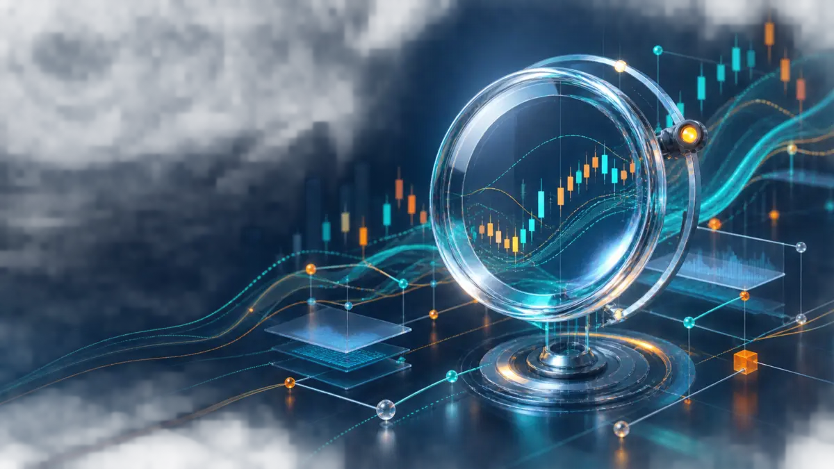 Concept illustration of human oversight for Equlum App AI trading signals